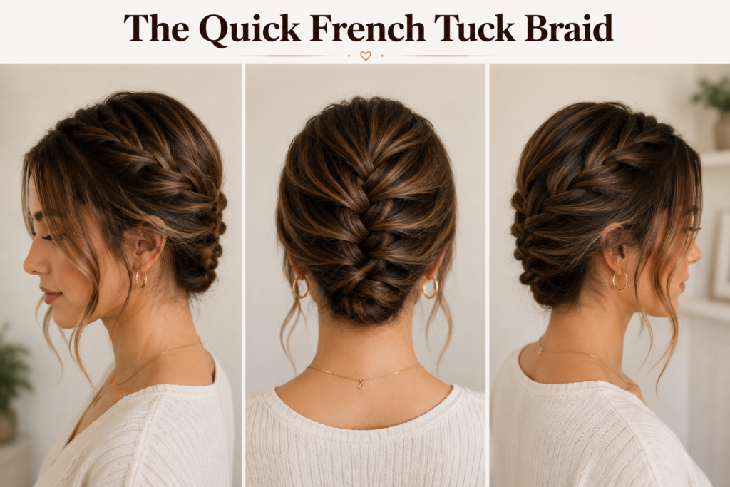 The Quick French Tuck Braid
