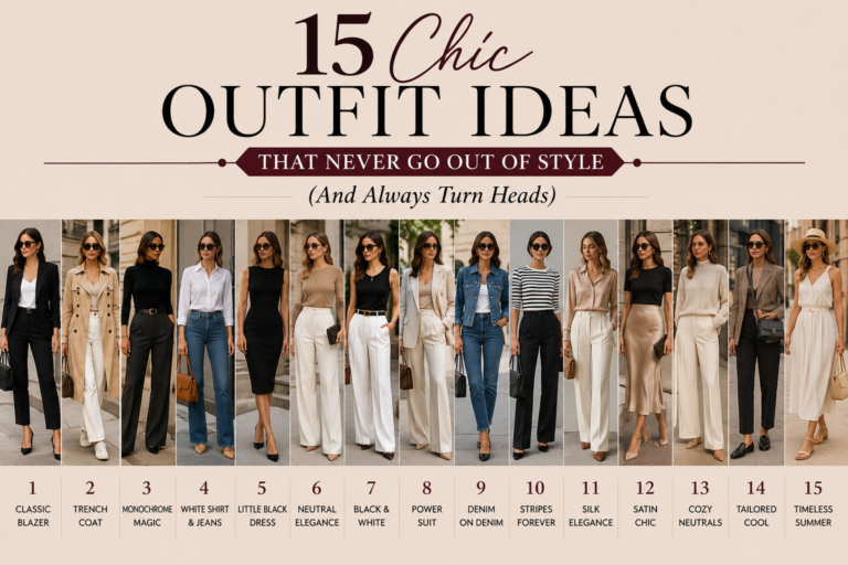 Timeless chic outfit ideas